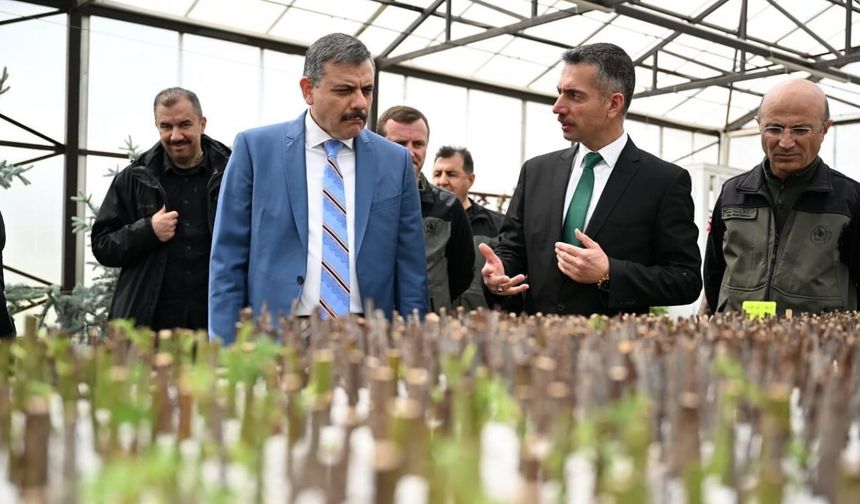 Vali Çiftçi, Orman Bölge Müdürlüğünü ziyaret eti