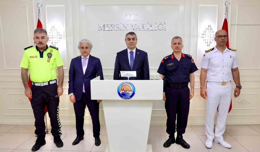 Vali Toros: "Mersin’de suçluların barınmasına asla izin vermeyeceğiz"