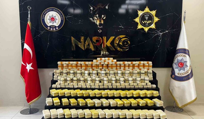 Van’da 147 kilo uyuşturucu ele geçirildi