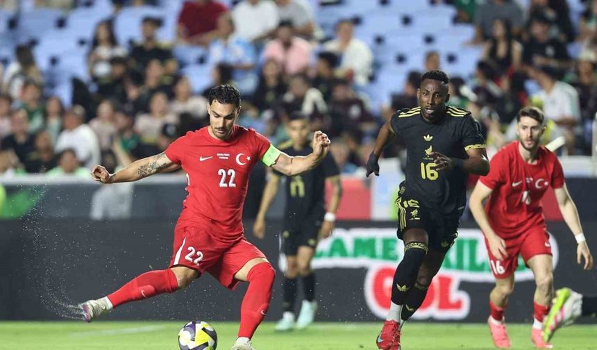Hazırlık maçı: Meksika: 1 - Türkiye: 0 (İlk yarı)