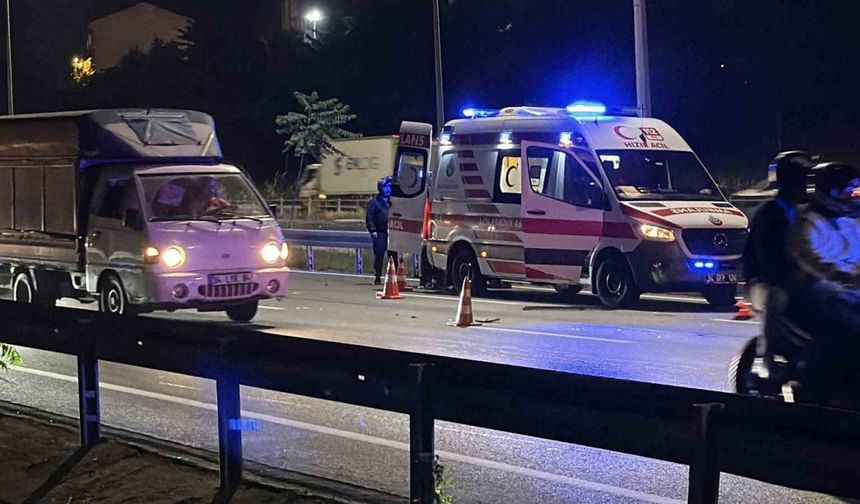Kağıthane’de yola atlayan yaya feci şekilde can verdi