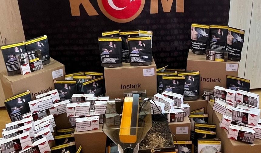 Bartın’da tütün ve makaron operasyonu