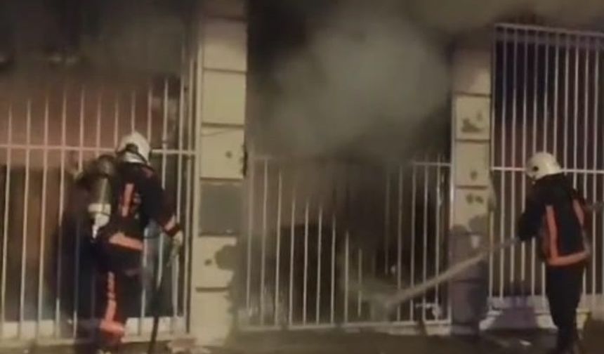 Malatya’da tekstil atölyesinde korkutan yangın
