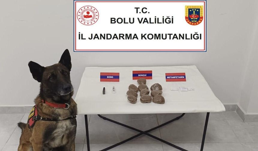 Bolu'da otomobilde zulalanmış uyuşturucuya 2 gözaltı