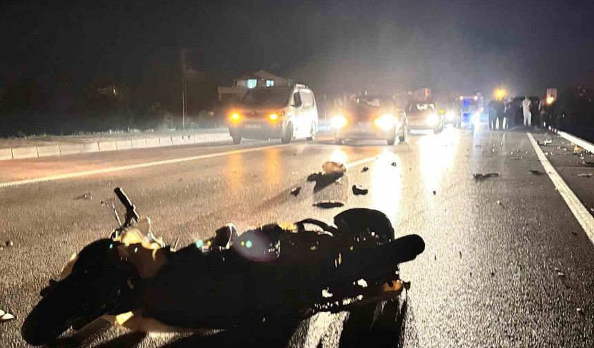 Fethiye'de hafif ticari araç, elektrikli bisiklete çarptı: 1 ölü