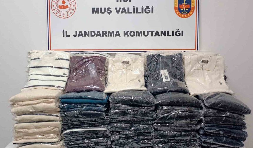 Muş'ta 1 milyon 820 bin TL'lik sahte ürün ele geçirildi