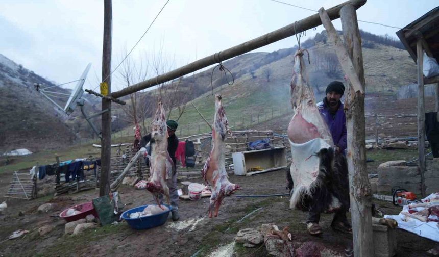 Muş'ta asırlık kavurma geleneği yaşatılıyor