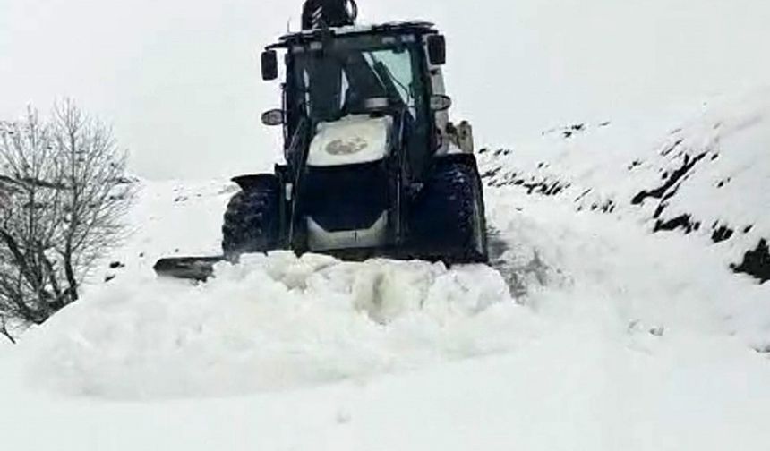 Muş'ta kar ve tipi nedeniyle kapanan 26 yerleşim yeri ulaşıma açıldı
