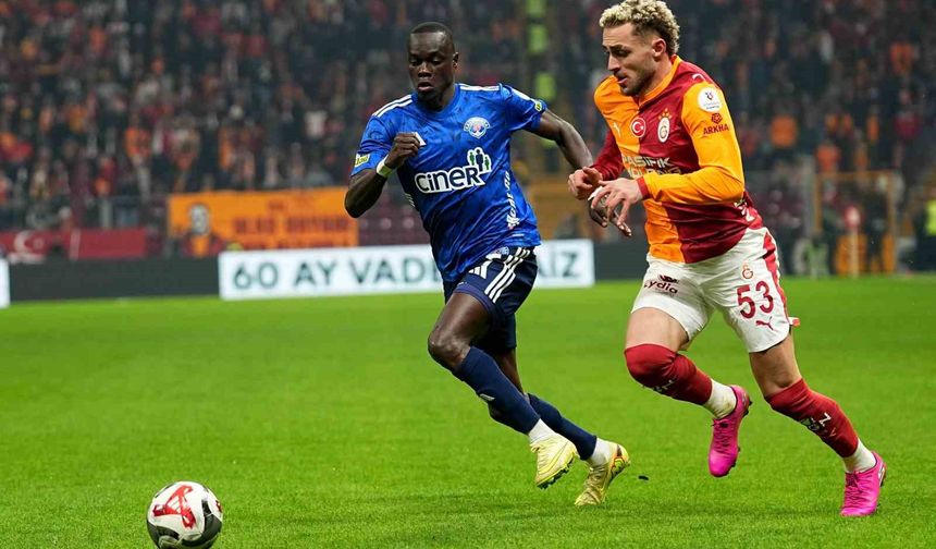 Trendyol Süper Lig: Galatasaray: 3 - Kasımpaşa: 0 (Maç sonucu)