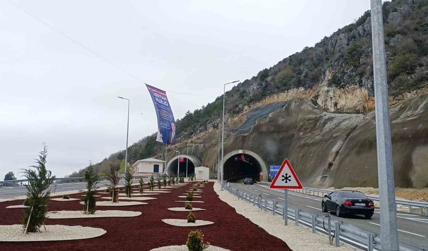 Karadeniz'i İç Anadolu'ya bağlayan Kırkdilim Tünelleri trafiğe açıldı