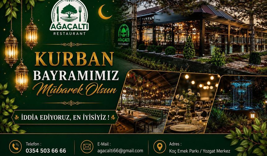 Ağaçaltı Restaurant’tan Kurban Bayramı mesajı