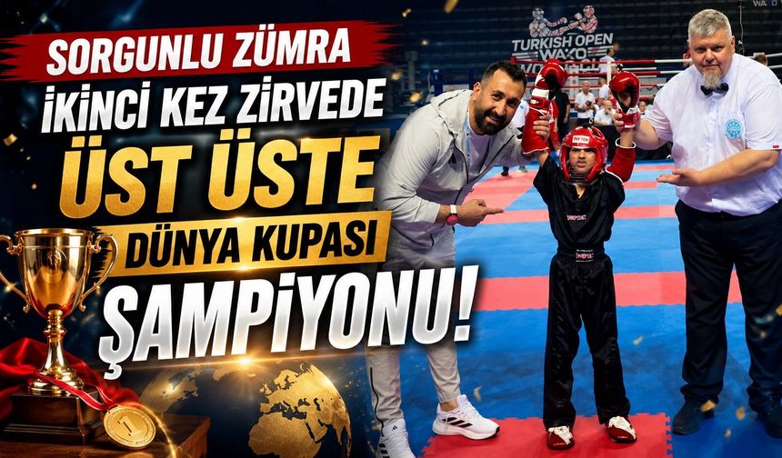 Sorgunlu Zümra İkinci Kez Zirvede: Üst Üste Dünya Kupası Şampiyonu