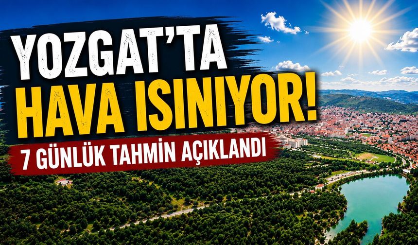 Yozgat'ta Hava Isınıyor: 7 Günlük Tahmin Açıklandı