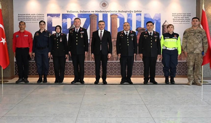 Erzurum Valisi Aydın Baruş'tan Jandarma Teşkilatının 187. Kuruluş Yıldönümü mesajı
