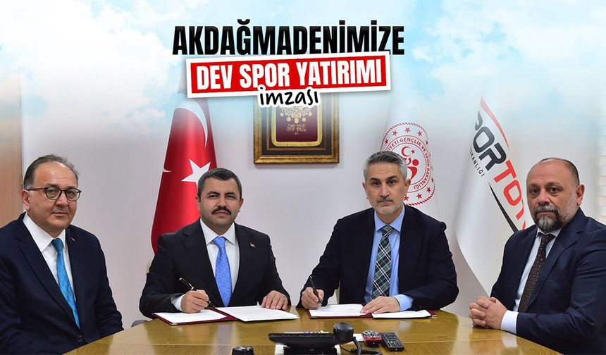 Akdağmadeni'ne Dev Spor Yatırımı: Havuzdan Kapalı Sahaya Tam Paket Geliyor