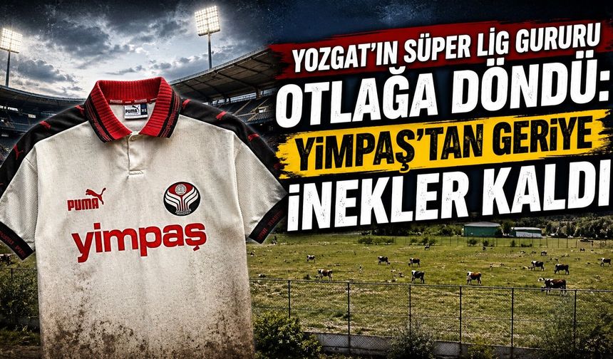 Yozgat'ın Süper Lig Gururu Otlağa Döndü: Yimpaş'tan Geriye İnekler Kaldı