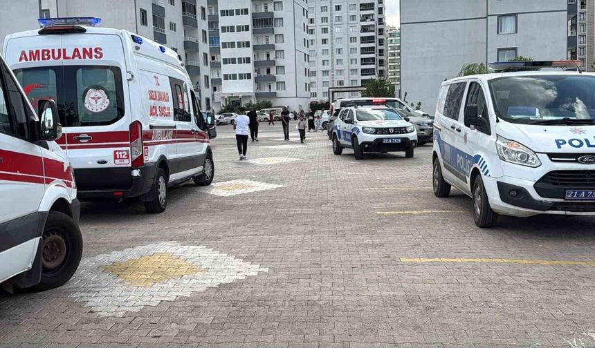 Diyarbakır'da ev yangınında 1 kişi dumandan etkilendi