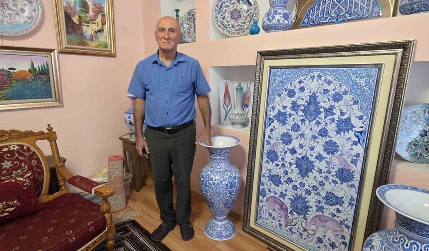 Kütahyalı çini ustası Mehmet Koçer: 'Çinicilik yeniden mimariyle buluşmalı'