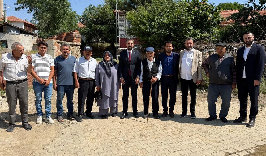 BAŞKAN KAZIM EMİROĞLU ŞİMŞEK KÖY ZİYARETLERİNİ SÜRDÜRÜYOR