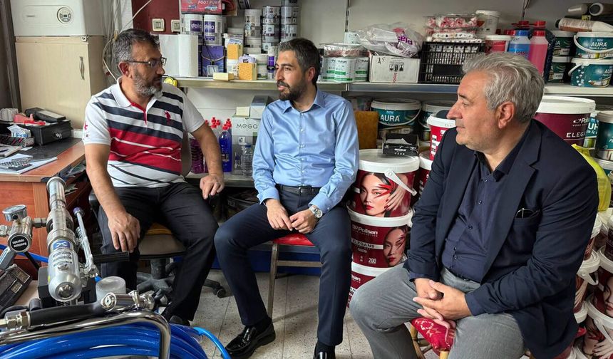Başkan Şimşek Yozgat'ta Esnaf Ziyaretlerine Devam Ediyor