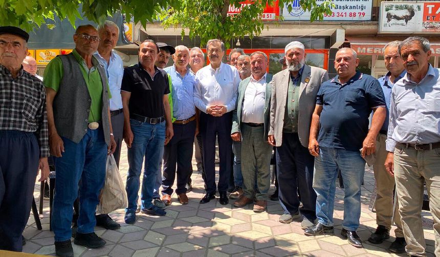 İYİ Partili Kayalar'dan Yozgat'ta Esnaf Turu