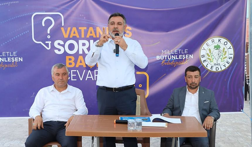 Yerköy'de "Vatandaş Soruyor Başkan Cevaplıyor" Programı