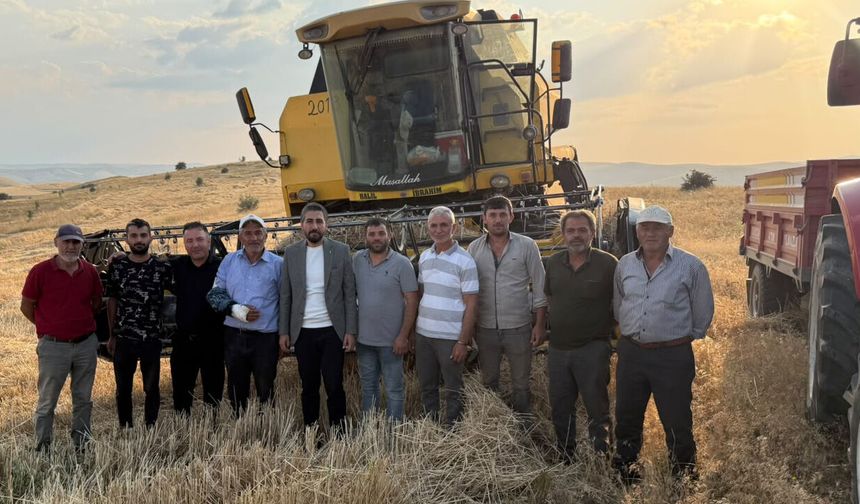 Yozgat'ta AK Parti'den Hasat Zamanı Çiftçi Ziyareti