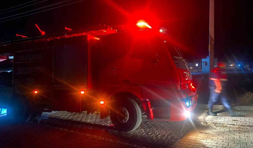 Tavşanlı'da trafo patlaması korkuttu
