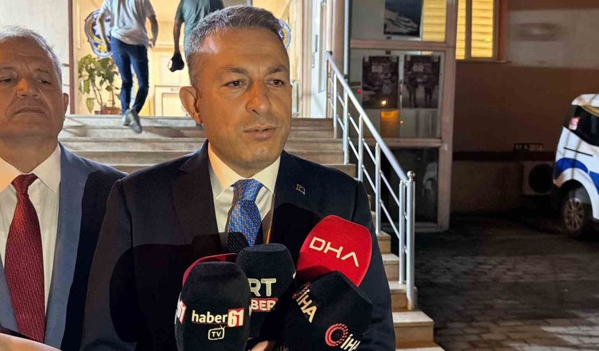 Trabzon Valisi Şahin: 'Hava aracının menşei tespit edilmeye çalışılıyor'