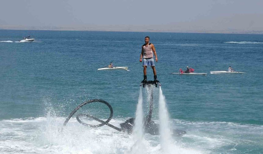 Van Gölü'nde adrenalin dolu festival