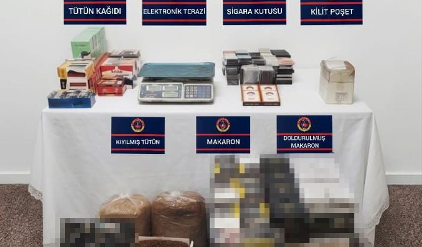 Yozgat'ta kaçak tütün operasyonunda 34 bin makaron ele geçirildi
