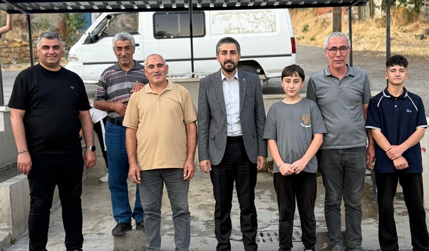 Başkan Kazım Emiroğlu Şimşek'in Mahalle Ziyaretleri Sürüyor