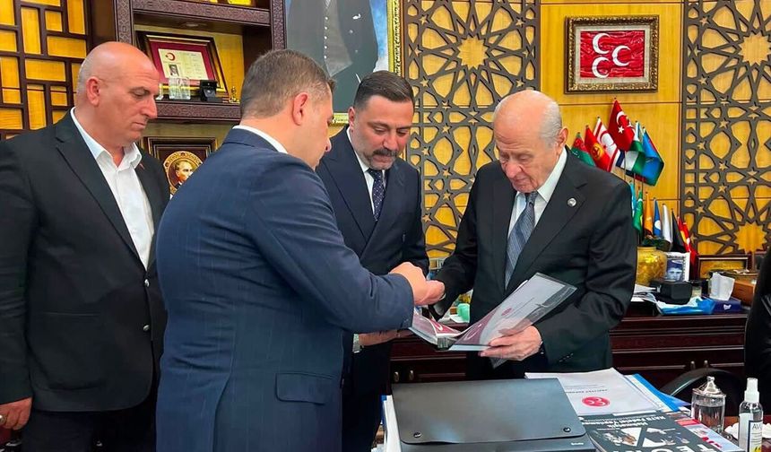Yozgat MHP'den Devlet Bahçeli'ye Kongre Raporu Sunumu