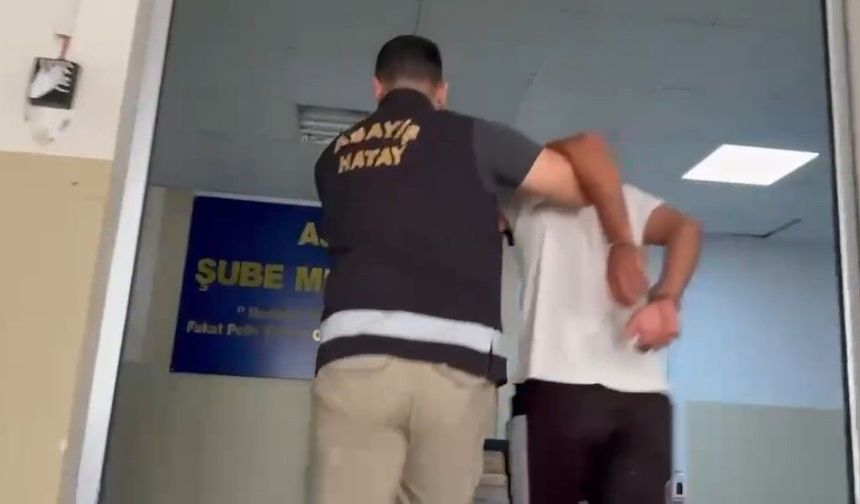 Antakya'da 9 yıl 1 ay 15 gün hapis cezasıyla aranan firari yakalandı