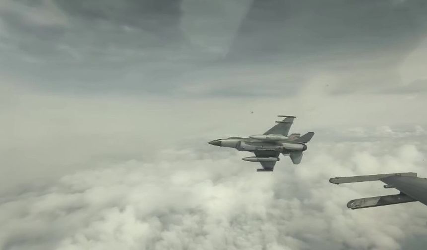 F-16'lar Amasya'dan Karadeniz'e havalandı