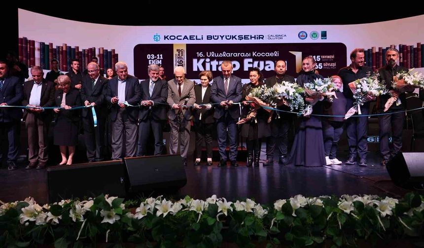 16. Kocaeli Kitap Fuarı kapılarını ziyaretçilere açıyor