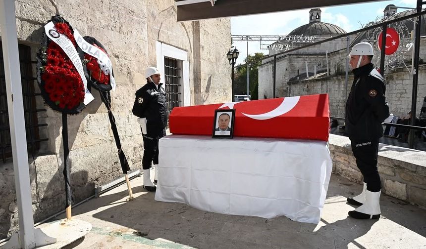 Kırklareli Emniyet Müdürlüğü personeli Mete Kapancı son yolculuğuna uğurlandı