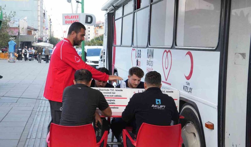 Muş'ta kan bağışına ilgi düşük kaldı