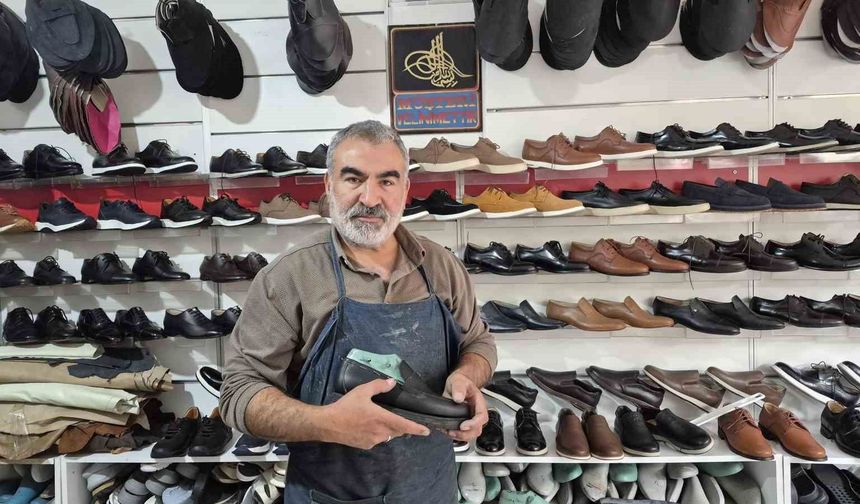 Yozgatlı kunduracı Ali Şahin: 'Amacımız sanatımızı yaşatmak'