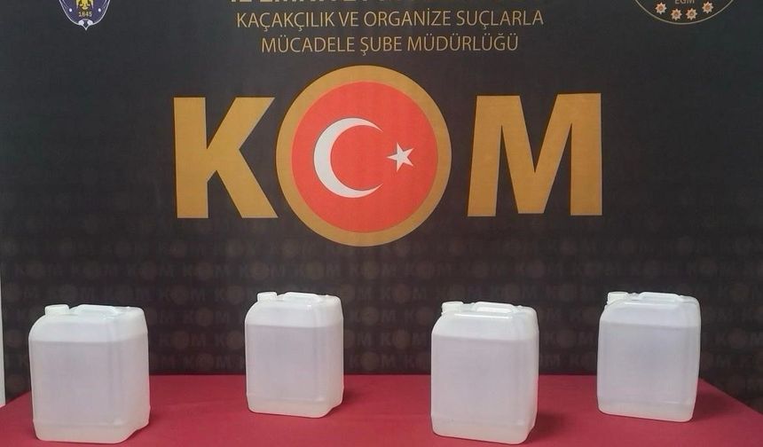 Yozgat'ta 20 litre etil alkol ele geçirildi