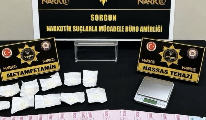 Yozgat'ta uyuşturucu operasyonunda 1 kişi tutuklandı