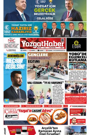 15 Mart 2024 - Yozgat Haber Gazetesi