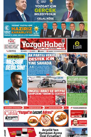 20 Mart 2024 - Yozgat Haber Gazetesi