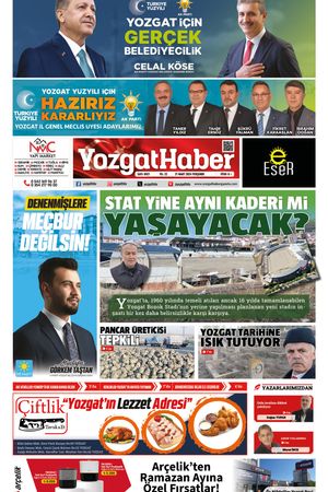 21 Mart 2024 - Yozgat Haber Gazetesi