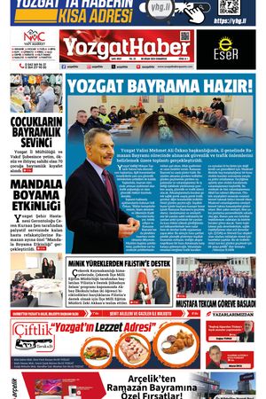 06 Nisan 2024 - Yozgat Haber Gazetesi