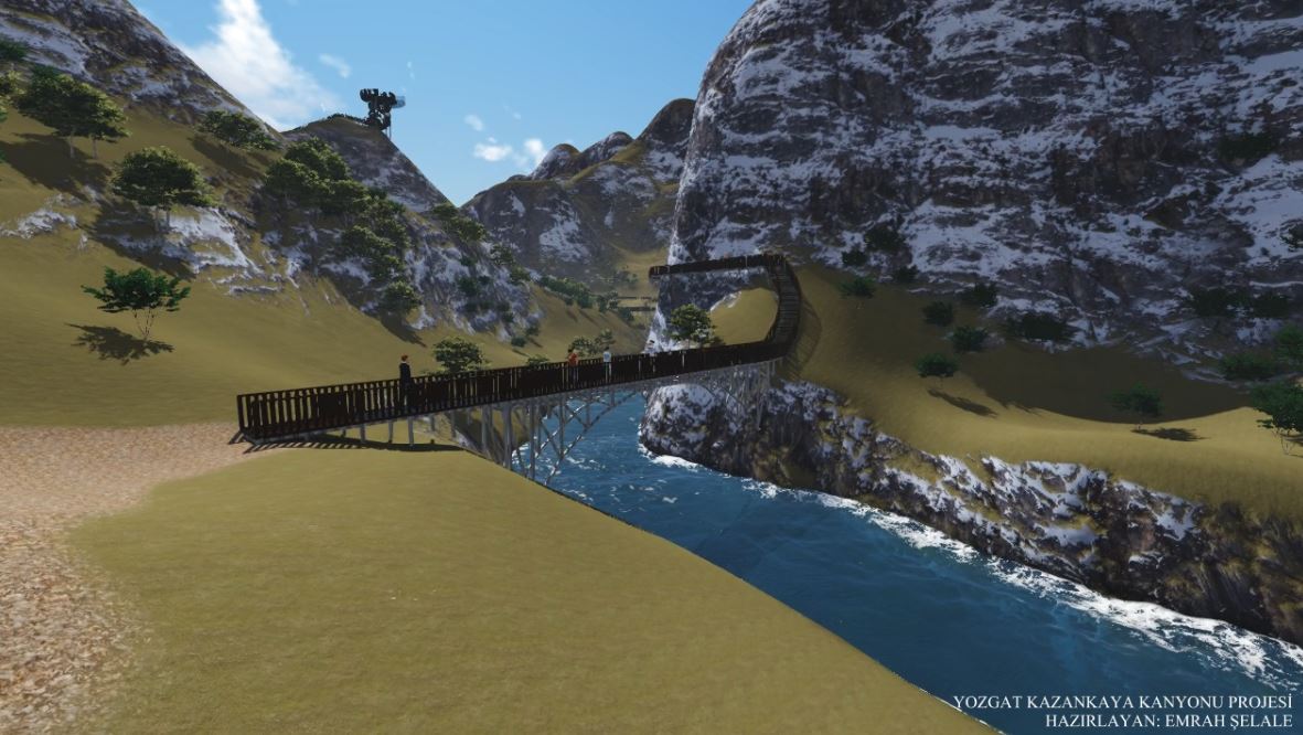 Yozgat'ın Saklı Cennet Kazankaya Kanyonu Turizme Kazandırılıyor (1)