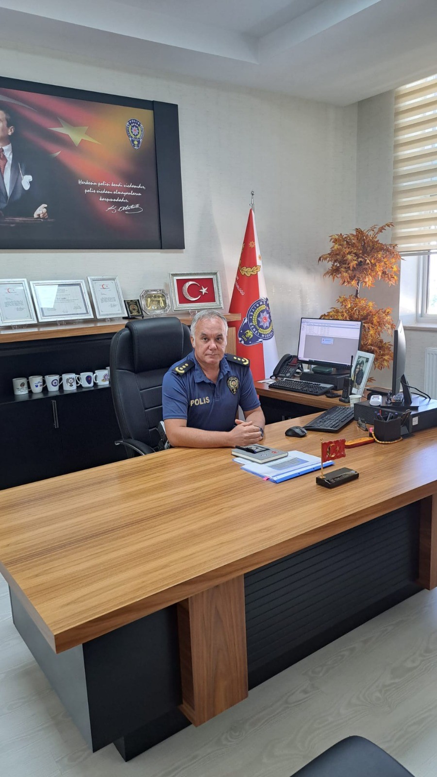 Emniyet Müdürü Cenk Gedik Sorgun'da görevine başladı