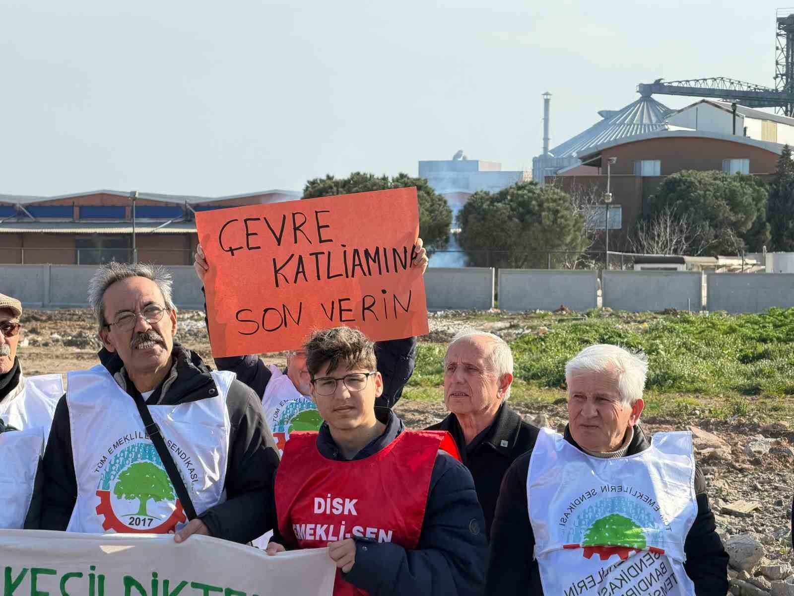 Bandırma'da 'ÇED olumlu' raporu verilen kimyasal tesise tepki