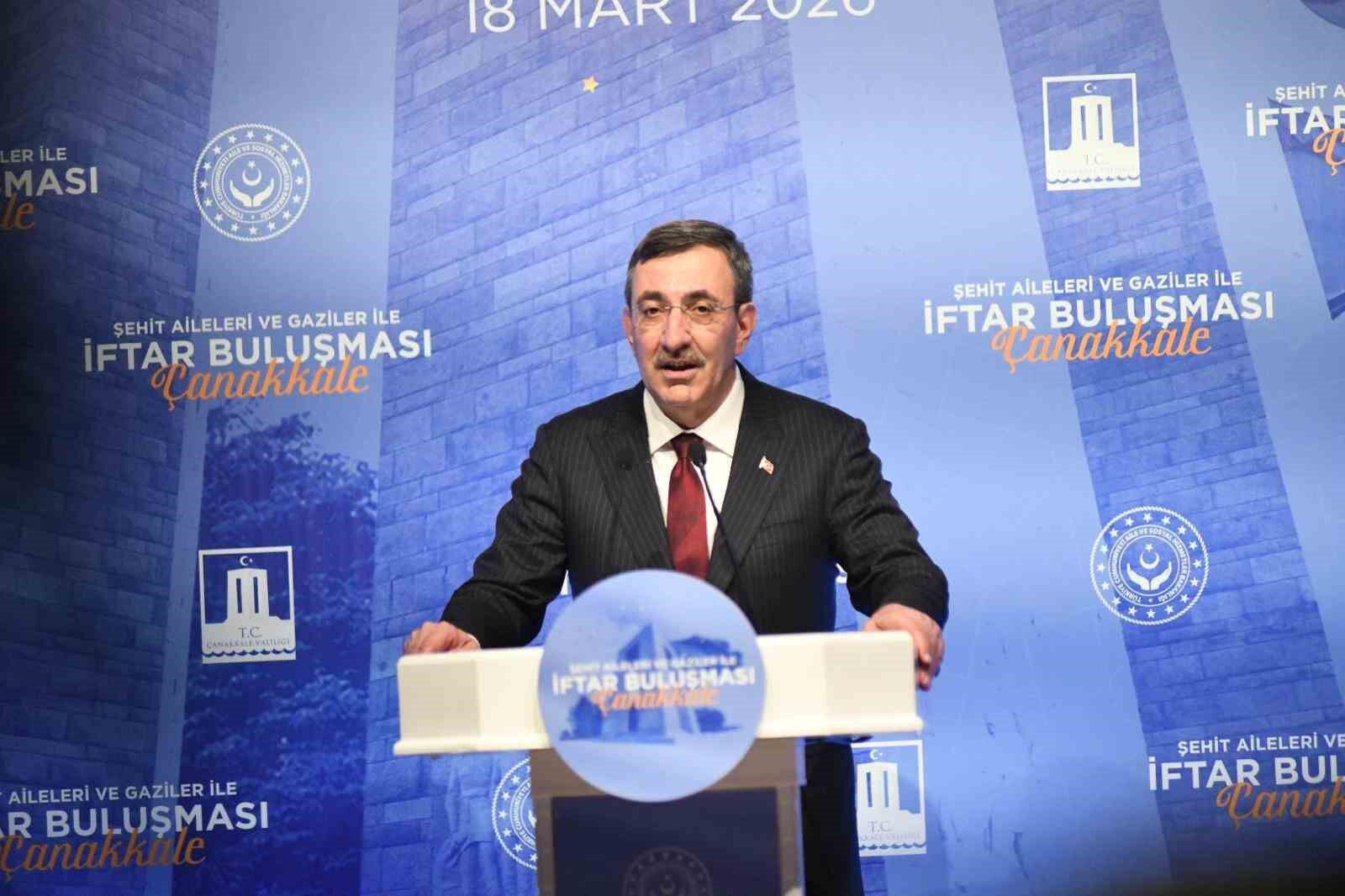 Cumhurbaşkanı Yardımcısı Yılmaz: 'Türkiye, dışarıda dengeli bir siyaset yürütürken içeride huzuru kalıcı hale getirecek adımlarını aynı istikamette sürdürüyor'