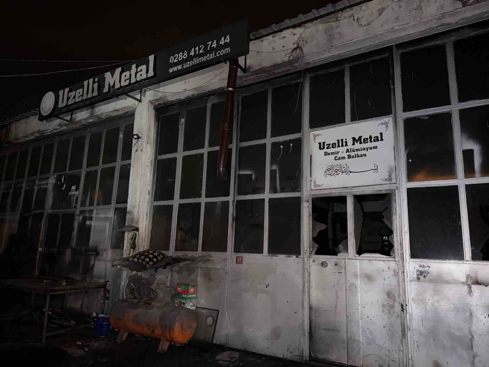 Demirci dükkanında patlama: 1 ölü, 2 yaralı